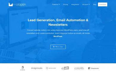 mailoptin.io screenshot