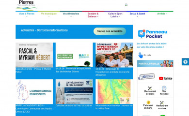 mairie-pierres.fr screenshot