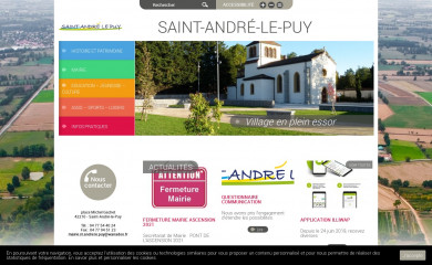 mairie-saintandrelepuy.fr screenshot