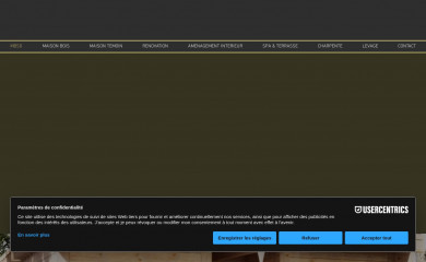 maison-bois-lacanau.fr screenshot
