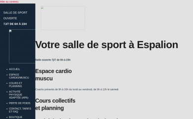 maisondusport.fr screenshot