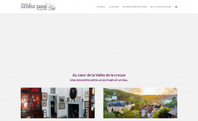 maisondegeorgesand-gargilesse.fr screenshot