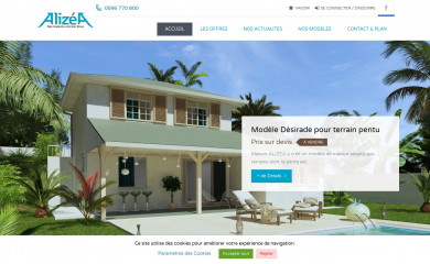 maisons-alizea.com screenshot