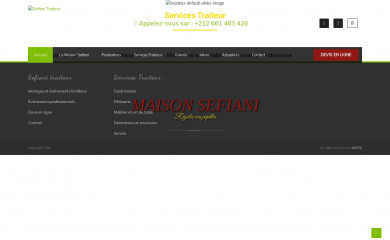 maisonsefiani.com screenshot