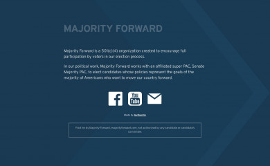 majorityforward.com screenshot