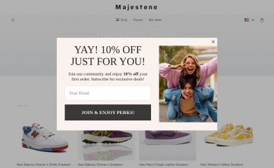 majestene.com screenshot