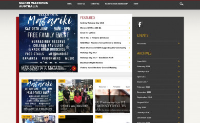 maoriwardensaustralia.com.au screenshot