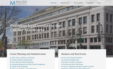 malonelegal.com screenshot