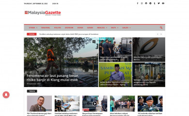 malaysiagazette.com screenshot