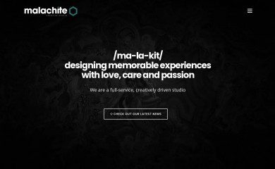 malachite-studio.com screenshot