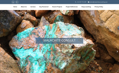 malachiteconsulting.com screenshot