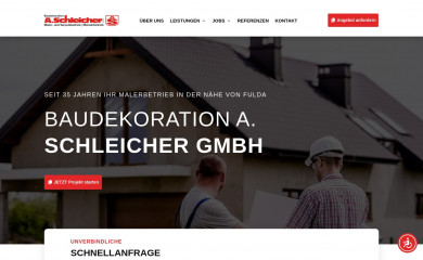 maler-schleicher.de screenshot