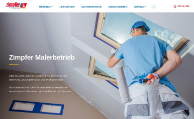 maler-zimpfer.de screenshot