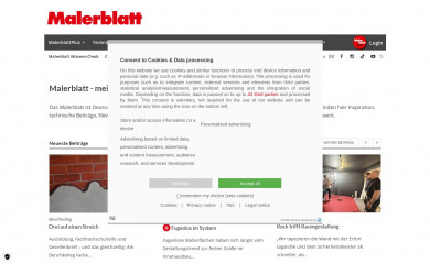 malerblatt.de screenshot