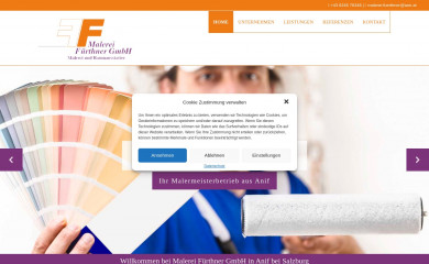 malerei-fuerthner.at screenshot