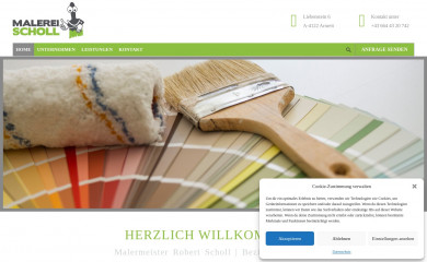 malerei-scholl.at screenshot