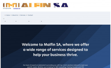 malfinsa.co.za screenshot