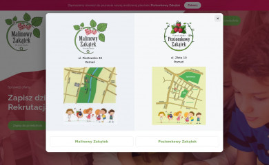 malinowy-zakatek.pl screenshot