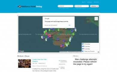 mallorcahotelonline.com screenshot