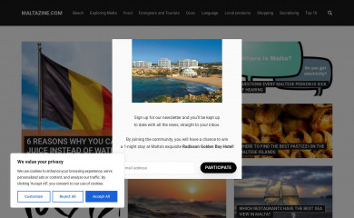 maltazine.com screenshot
