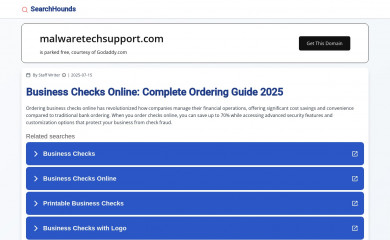 malwaretechsupport.com screenshot