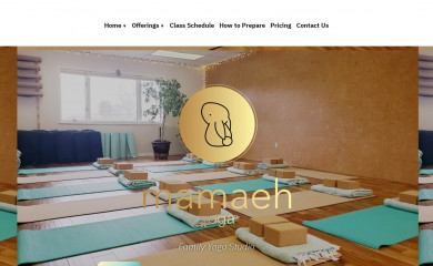 mamaehyoga.com screenshot