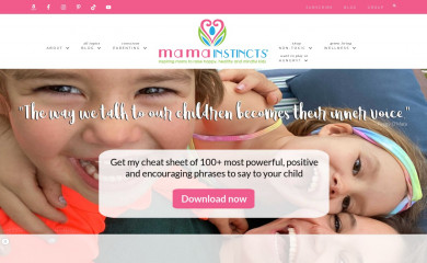 mamainstincts.com screenshot