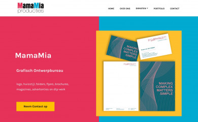 mamamiaproducties.nl screenshot