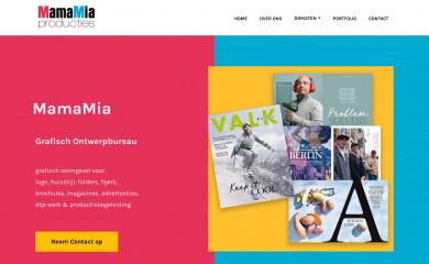 mamamiaproducties.nl screenshot