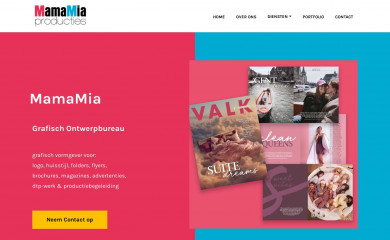 mamamiaproducties.nl screenshot