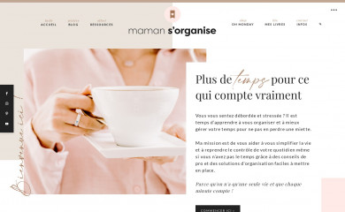 mamansorganise.com screenshot