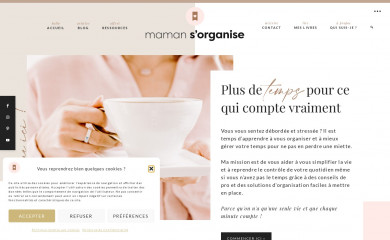mamansorganise.com screenshot