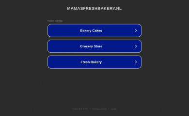 mamasfreshbakery.nl screenshot