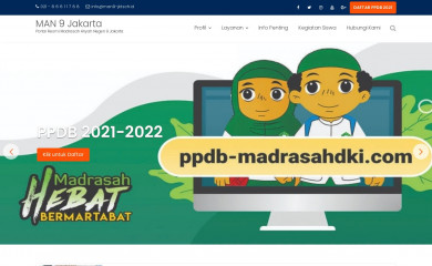 man9-jkt.sch.id screenshot
