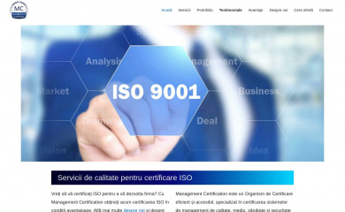 managementcertification.ro screenshot
