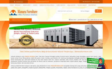 manarafurniture.com screenshot