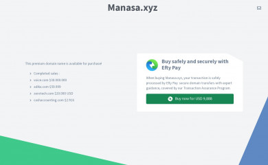 manasa.xyz screenshot