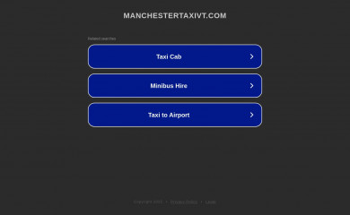 manchestertaxivt.com screenshot