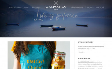 mandalay-yoga.de screenshot