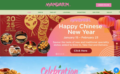 mandarinrestaurant.com screenshot