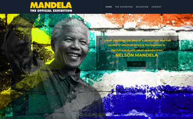 mandelaexhibition.com screenshot