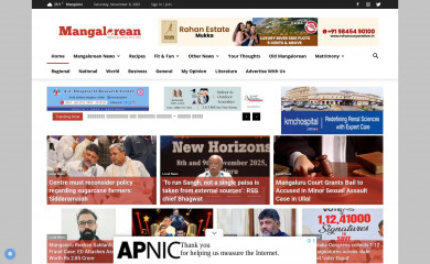mangalorean.com screenshot