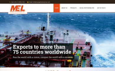 mangalienterprises.com screenshot