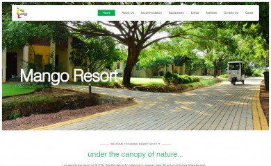 mango-resort.com screenshot