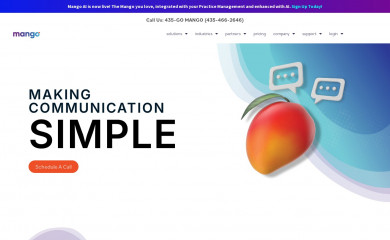 mangovoice.com screenshot