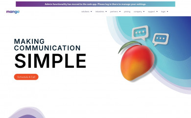 mangovoice.com screenshot