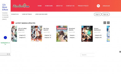 manhuaus.com screenshot