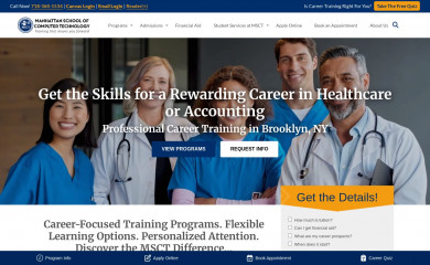 manhattanschool.edu screenshot