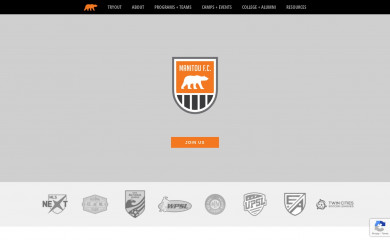 manitoufc.org screenshot