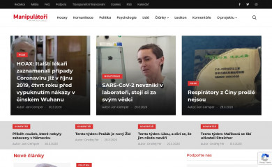 manipulatori.cz screenshot